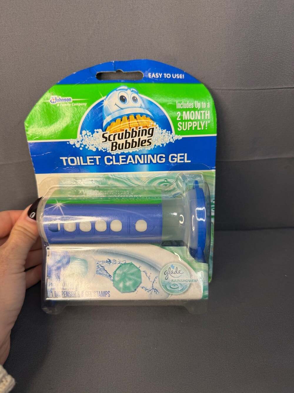 Scrubbing Bubbles Toilet Cleaning Gel Stamps 6 Gel Stamps NIP
